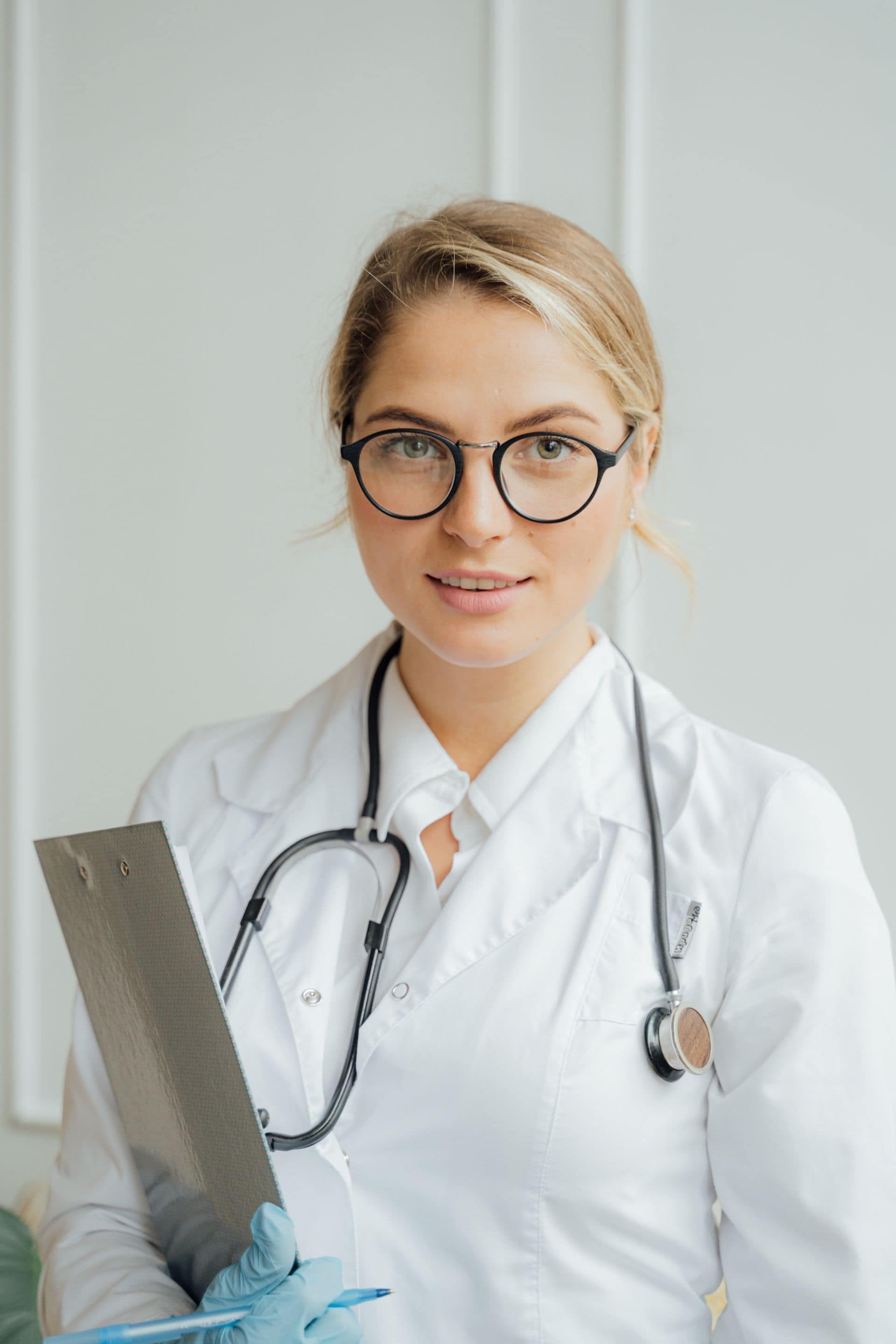 Diverse team of healthcare professionals at a medical center